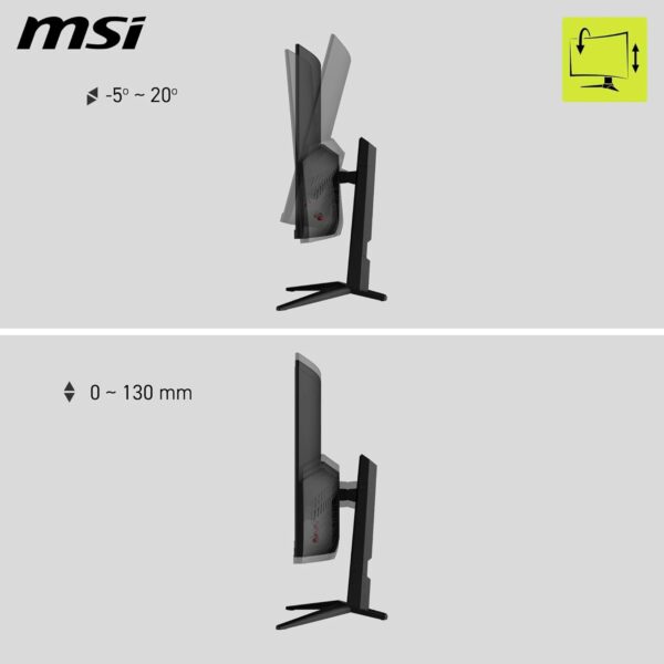 MAG 321CUPDFDE 32 inch UHD gaming-monitor met gebogen voorkant - 1500R 3840 x 2160 Rapid VA Panel, Dual Mode/0,5 ms (GtG, min.), Adaptive Sync-DP 1.4a, HDMI 2.1 CEC, USB Type-C...