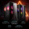 MSI Aegis Z2 Gaming Desktop (2024): AMD Ryzen R7-7700, Geforce RTX 4060, 16GB DDR5, 1TB m.2 SSD, 80+ Gold PSU, WiFi, Keyboard and Mouse, DIY Friendly, Windows 11 Home: C7NUC-817US