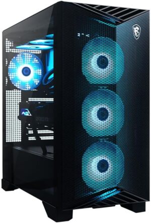 MSI Aegis Z2 Gaming Desktop: AMD R7-7700, Geforce RTX 5070, 32GB DDR5, 2TB M.2 NVMe SSD, Luchtkoeling, Wi-Fi 6E, VR-Ready, Venster 11 Home: C7NVP-1449US