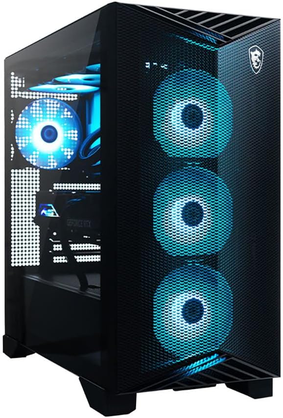 MSI Aegis Z2 Gaming Desktop: AMD R7-7700, Geforce RTX 5070, 32GB DDR5, 2TB M.2 NVMe SSD, Luchtkoeling, Wi-Fi 6E, VR-Ready, Venster 11 Home: C7NVP-1449US