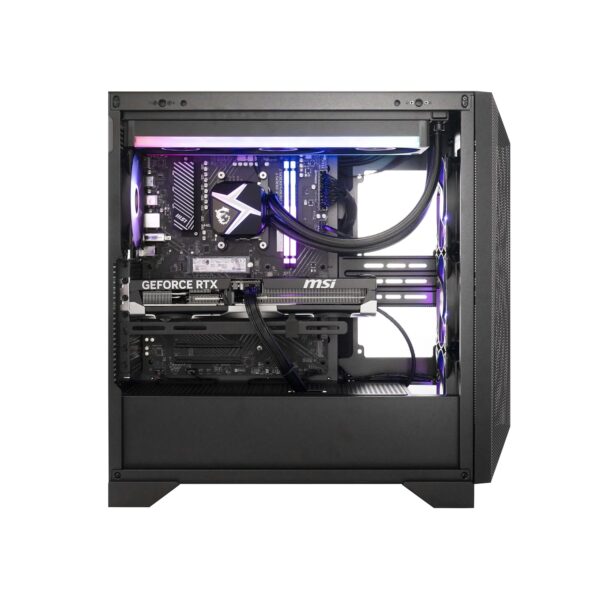 MSI Aegis ZS2 Gaming-desktop: AMD Ryzen R9-7900X, GeForce RTX 5070, 32 GB DDR5, 2 TB M.2 NVMe, vloeibare koeling, VR-ready, WiFi 7, Windows 11 Home: C7NVP-1435US