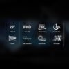 MSI G27C3F Gebogen Gaming Monitor Full HD Anti-Glare 1ms 1920 x 1080 180Hz, vernieuwingsfrequentieresolutie, 27 inch, zwart