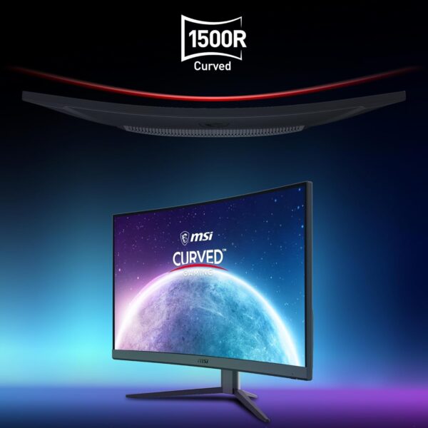 MSI G27CQ4DE E2 27 inch (69cm) Gaming Monitor, WQHD (2560x1440), Curve 1500R, 170Hz, 1ms, VA, HDR Ready, FreeSync Premium, HDMI 2.0b, zwart