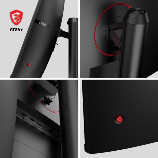MSI G32CQ5P écran plat de PC 80 cm (31.5") 2560 x 1440 pixels Wide Quad HD LCD Noir