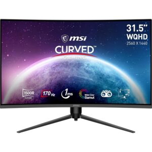 MSI G32CQ5P écran plat de PC 80 cm (31.5") 2560 x 1440 pixels Wide Quad HD LCD Noir