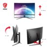 MSI G32CQ5P écran plat de PC 80 cm (31.5") 2560 x 1440 pixels Wide Quad HD LCD Noir