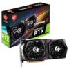 MSI Gaming GeForce RTX 3060 12 GB 15 Gbps GDRR6 192-bit HDMI/DP PCIe 4 Twin-Frozr Torx-ventilatorversterker RGB OC grafische kaart (RTX 3060 Gaming X 12G)