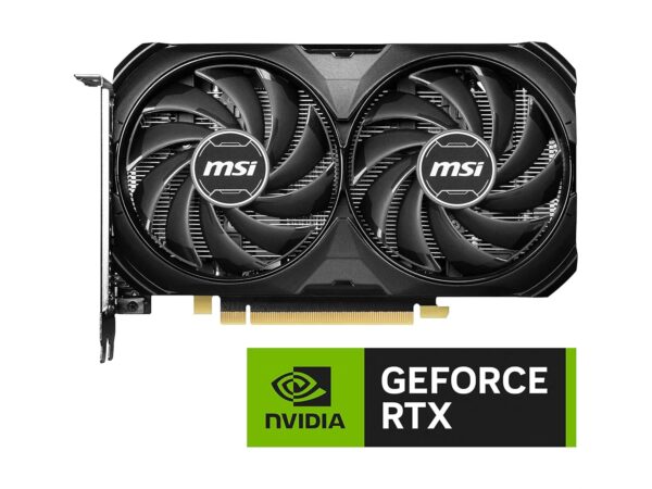 MSI Gaming GeForce RTX 4060 Ti 8 GB GDRR6 128-bit HDMI/DP Nvlink TORX Fan 4.0 Ada Lovelace Architectuur Videokaart (RTX 4060 Ti Ventus 2X Zwart 8G OC)