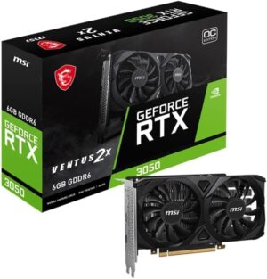 MSI Geforce RTX 3050 VENTUS 2X 6G OC NVIDIA 6 Go GDDR6