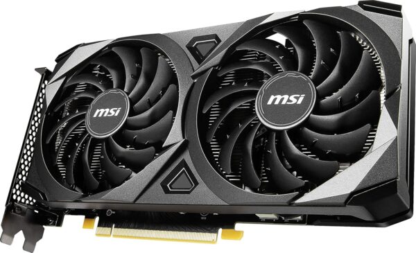MSI GeForce RTX 3060 VENTUS 2X 12G OC Gaming Videokaart - RTX 3060, TORX Fan 3.0, 12 GB GDDR6, 192 Bit, PCI Express Gen 4, DisplayPort v1.4a, HDMI 2.1, Zero Frozr,...