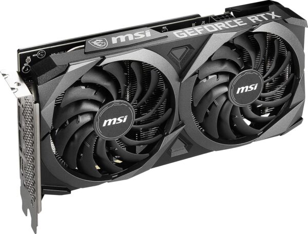 MSI GeForce RTX 3060 VENTUS 2X 12G OC Gaming Videokaart - RTX 3060, TORX Fan 3.0, 12 GB GDDR6, 192 Bit, PCI Express Gen 4, DisplayPort v1.4a, HDMI 2.1, Zero Frozr,...