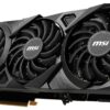 MSI GeForce RTX 3070 VENTUS 3X PLUS 8G OC LHR Gaming Videokaart - 8GB GDDR6X, 1755 MHz, PCI Express Gen 4, 256-bit, 3x DP v 1.4a, HDMI 2.1 (ondersteunt 4K),zwart