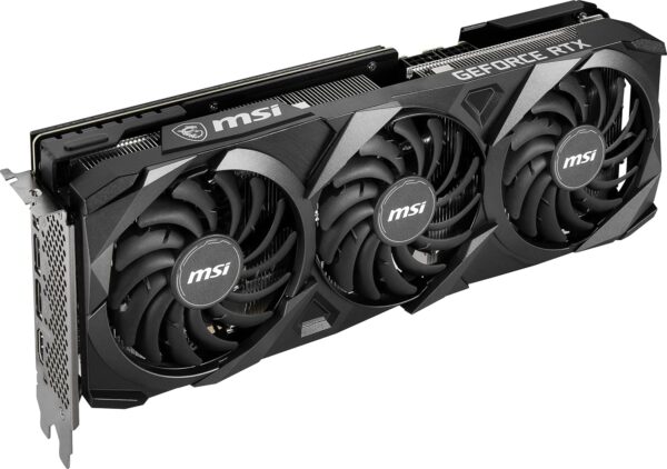MSI GeForce RTX 3070 VENTUS 3X PLUS 8G OC LHR Gaming Videokaart - 8GB GDDR6X, 1755 MHz, PCI Express Gen 4, 256-bit, 3x DP v 1.4a, HDMI 2.1 (ondersteunt 4K),zwart