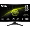 MSI MAG 244C 24 inch FHD gebogen gaming monitor - VA 1500R paneel 1920 x 1080, 1ms, Adaptive Sync - DP 1.2a, HDMI 2.0b CEC