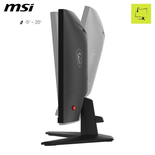 MSI MAG 244C 24 inch FHD gebogen gaming monitor - VA 1500R paneel 1920 x 1080, 1ms, Adaptive Sync - DP 1.2a, HDMI 2.0b CEC