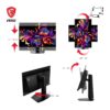 MSI MAG 271QPX QD-OLED Gaming Monitor 26,5 inch WQHD - Panel 2560 x 1440 Quantum Dot OLED, 360 Hz / 0,03 ms, 99,1% DCI-P3, ΔE≤2, DisplayHDR True Black 400 - DP 1.4a, HDMI 2.1,...