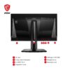 MSI MAG 271QPX QD-OLED Gaming Monitor 26,5 inch WQHD - Panel 2560 x 1440 Quantum Dot OLED, 360 Hz / 0,03 ms, 99,1% DCI-P3, ΔE≤2, DisplayHDR True Black 400 - DP 1.4a, HDMI 2.1,...