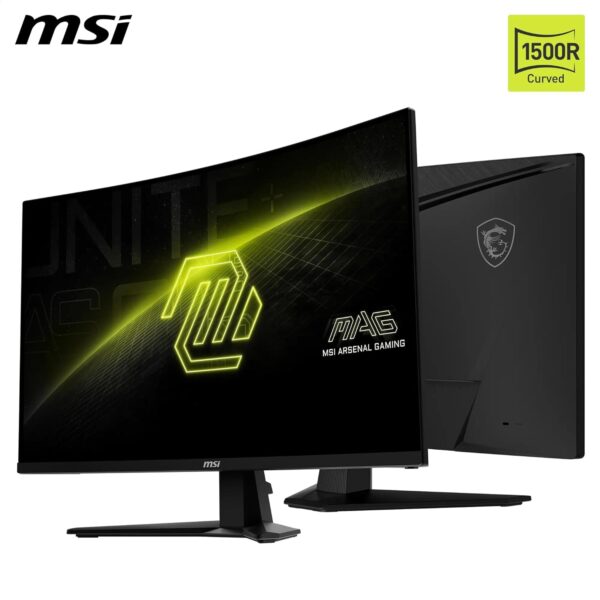 MSI MAG 274CXF 27 inch FHD gebogen gaming monitor - Rapid VA paneel 1920 x 1080 1500R, 280Hz, 0,5ms, HDR Ready, AMD FreeSync Premium, AI Vision, HDMI 2.0b, DP 1.2a, kantelbaar,...