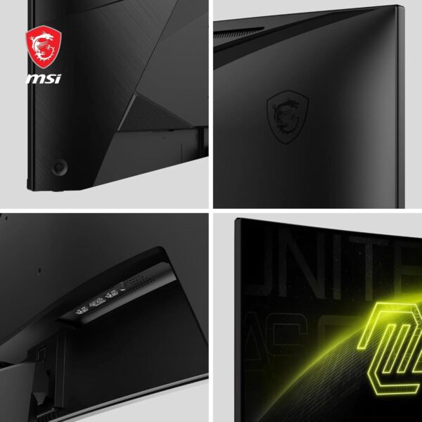 MSI MAG 27C6F 27 inch FHD gebogen gaming monitor - Rapid VA paneel 1920 x 1080 1500R, 180Hz / 0,5ms (GtG, min.), Adaptive-Sync - DP 1.2a, HDMI™ CEC