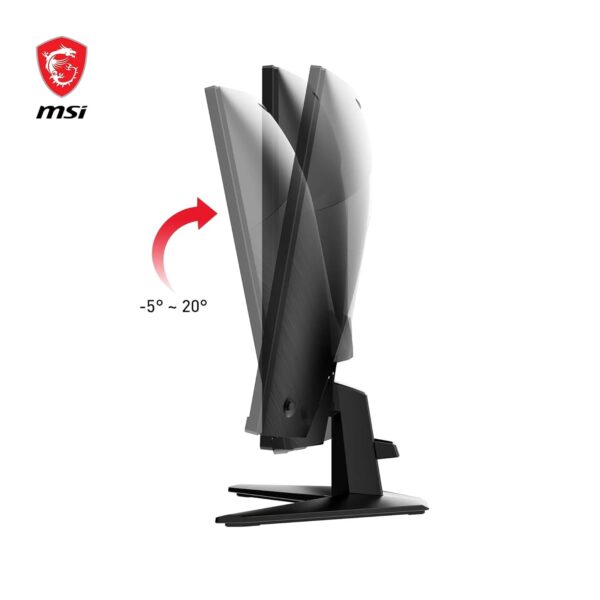 MSI MAG 27C6F 27 inch FHD gebogen gaming monitor - Rapid VA paneel 1920 x 1080 1500R, 180Hz / 0,5ms (GtG, min.), Adaptive-Sync - DP 1.2a, HDMI™ CEC