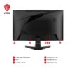 MSI MAG 27C6F 27 inch FHD gebogen gaming monitor - Rapid VA paneel 1920 x 1080 1500R, 180Hz / 0,5ms (GtG, min.), Adaptive-Sync - DP 1.2a, HDMI™ CEC
