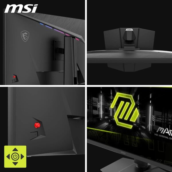 MSI MAG 322URDF E16 Gaming Monitor 32" 4K UHD 3840x2160 Rapid IPS 0,5ms DisplayHDR 400 Oogbescherming AI Vision Dual-Mode HDMI 2.1 DP 1.4a Verstelbare ondersteuning...