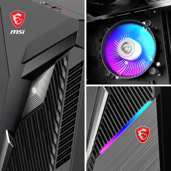 MSI MAG Infinite S3 14NUC5-1698IT Desktop Gaming - Intel Core i5-14400F, 16GB DDR5 Memory, GeForce RTX 4060 VENTUS 8G, SSD 512GB - Air Cooling (65W), Windows 11 Home