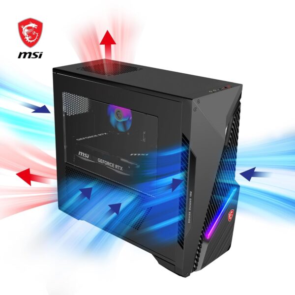 MSI MAG Infinite S3 14NUC5-1698IT Desktop Gaming - Intel Core i5-14400F, 16GB DDR5 Memory, GeForce RTX 4060 VENTUS 8G, SSD 512GB - Air Cooling (65W), Windows 11 Home