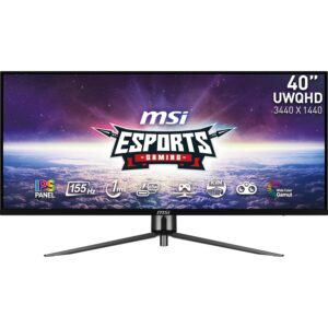 MSI MAG401QR, 40 Inch Gaming Monitor, UWQHD 3440x1440 resolutie, IPS-paneel, 1ms reactietijd