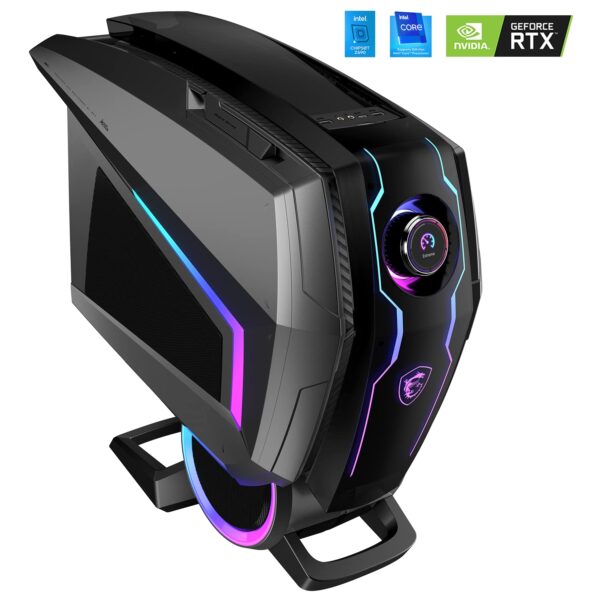 MSI MEG Aegis Ti5 12VTF-075IT Desktop Gaming, Intel Core i7-12700K, 32GB RAM, 2000GB HDD and 2000GB SSD, NVIDIA GeForce RTX 3080 Ti Ventus 3X 12G OC, RGB Mystic Light, Windows...