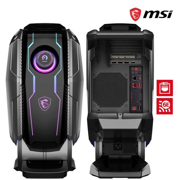 MSI MEG Aegis Ti5 12VTF-075IT Desktop Gaming, Intel Core i7-12700K, 32GB RAM, 2000GB HDD and 2000GB SSD, NVIDIA GeForce RTX 3080 Ti Ventus 3X 12G OC, RGB Mystic Light, Windows...