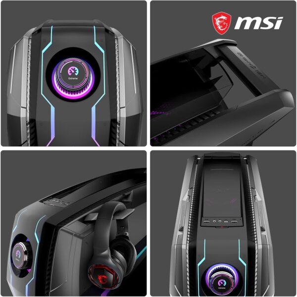 MSI MEG Aegis Ti5 12VTF-075IT Desktop Gaming, Intel Core i7-12700K, 32GB RAM, 2000GB HDD and 2000GB SSD, NVIDIA GeForce RTX 3080 Ti Ventus 3X 12G OC, RGB Mystic Light, Windows...