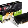 Msi NVIDIA GeForce GT 710 2GD3H Lp Nvidia Geforce Hdmi Dvi-D D-Sub Grafische Kaart, Pci Express 2.0 X16, 2048Mb Ddr3, 64 Bit, Zwart