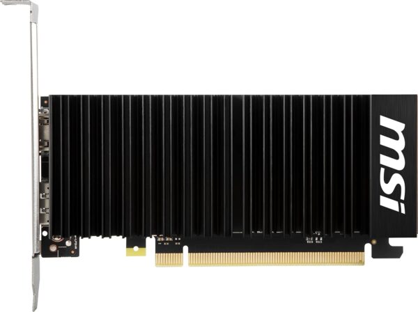 Msi NVIDIA GeForce GT 710 2GD3H Lp Nvidia Geforce Hdmi Dvi-D D-Sub Grafische Kaart, Pci Express 2.0 X16, 2048Mb Ddr3, 64 Bit, Zwart