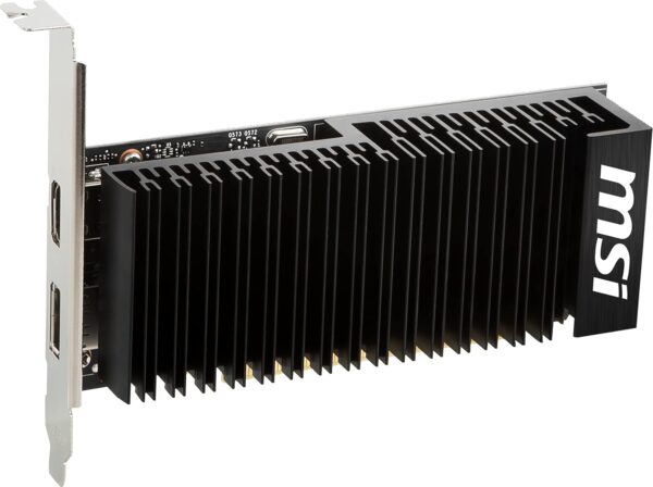 Msi NVIDIA GeForce GT 710 2GD3H Lp Nvidia Geforce Hdmi Dvi-D D-Sub Grafische Kaart, Pci Express 2.0 X16, 2048Mb Ddr3, 64 Bit, Zwart
