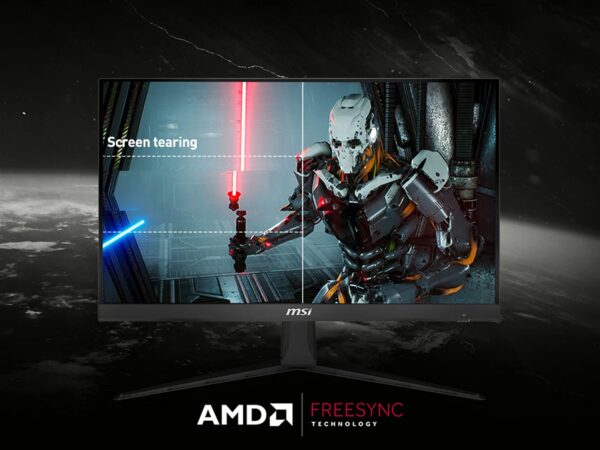 MSI Optix MAG274R2DE - 27 inch Esports Gaming Monitor, FHD 1920x1080, 165 Hz, 1ms, IPS, G-Sync Compatible, HDR, Mystic Light, 9S6-3CA7BA-037, zwart