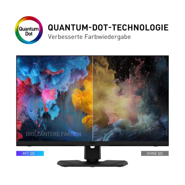 MSI Optix MPG321QRFDE QD 32 inch 2K Quantum Dot Gaming Monitor, WQHD (2560x1440), 175 Hz, 1 ms, Rapid IPS paneel, HDR600, zwart