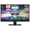 MSI Optix MPG321QRFDE QD 32 inch 2K Quantum Dot Gaming Monitor, WQHD (2560x1440), 175 Hz, 1 ms, Rapid IPS paneel, HDR600, zwart
