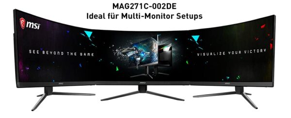 MSI Optix MPG321QRFDE QD 32 inch 2K Quantum Dot Gaming Monitor, WQHD (2560x1440), 175 Hz, 1 ms, Rapid IPS paneel, HDR600, zwart