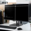 MSI PRO MP251P 24,5 inch Full HD kantoormonitor IPS 1920 x 1080 100Hz oogscherm ingebouwde luidspreker 4 posities HDMI 1.4b D-Sub (VGA)