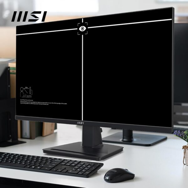 MSI PRO MP275 27 inch Full HD kantoormonitor - 1920 x 1080 IPS-paneel, 100 Hz, oogvriendelijk scherm, ingebouwde luidsprekers, kantelbaar - HDMI 1.4b, D-Sub (VGA)