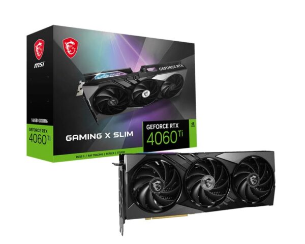 MSI VENTUS GeForce RTX 4060 Ti 2X BLACK 8G OC NVIDIA 8 Go GDDR6
