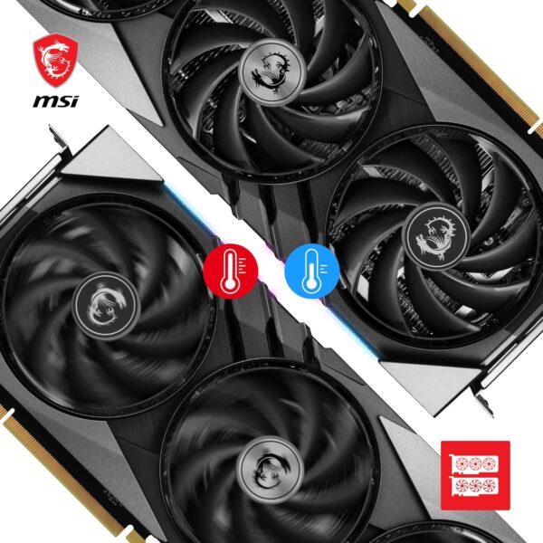 MSI VENTUS GeForce RTX 4060 Ti 2X BLACK 8G OC NVIDIA 8 Go GDDR6
