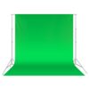 Neewer® 10 x 12FT / 3 x 3.6M PRO Photo Studio 100% Pure Muslin Collapsible Background for Photography, Video & Television (Back Only) - GREEN