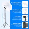 Neewer 2, 6m x 3m Background Support System and 800W 5500K Umbrellas, Softbox, Continuous Light Set for Photo Studio, Products Portrait and Video Photography