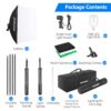 Neewer 2, 6m x 3m Background Support System and 800W 5500K Umbrellas, Softbox, Continuous Light Set for Photo Studio, Products Portrait and Video Photography