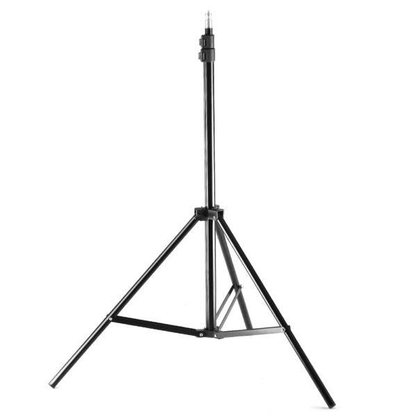 Neewer 2 x 2 m Background Support System with 1.8 x 2.8m Background Fabric (White/Black/Green) and 3 Pack Spring Clips for Photo Studio, Portrait, Product Video Photography