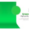 Neewer 3x3.6m Green Chromakey Fiber Background Screen for Photo Video Studio, 4 Pieces Background Clips Included, Ideal for Portraits and Product Shooting