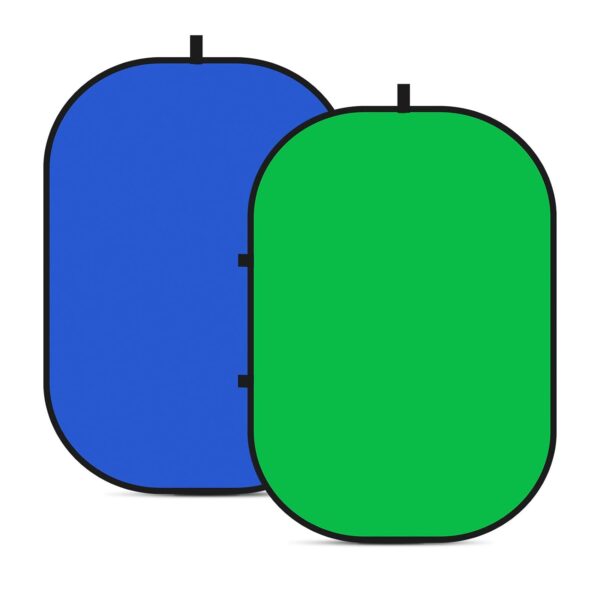 Neewer Chromakey Green Chromakey Blue Foldable Background Foldable Reversible Background 150x200CM ChromaKey Blue Green