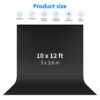 Neewer Photo Studio Background 3x3.6m Foldable High Quality Polyester Photo Studio Background for Photography Video TV (SOP)